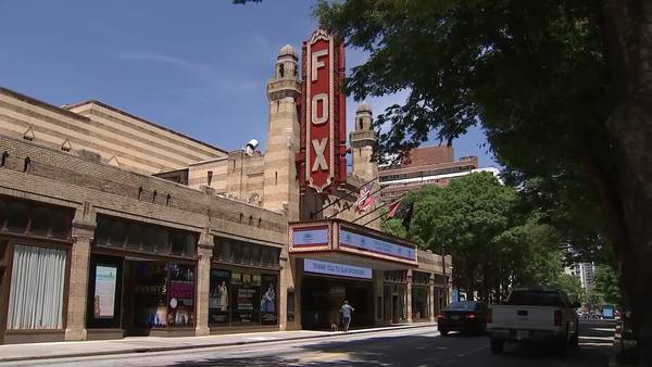 Atlanta’s iconic Fox Theatre raising money for historic movie houses all over Georgia