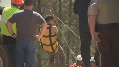 Over 40 emergency personnel helped lift 25-year-old to safety from Paulding trench collapse