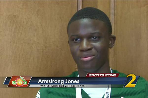 Westminster's Armstrong Jones: Georgia Lottery Scholar Athlete