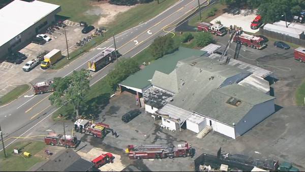 No remains inside after Cobb County funeral home catches fire, officials say