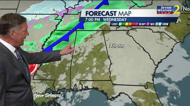 Clouds to build in Wednesday night ahead of cold front