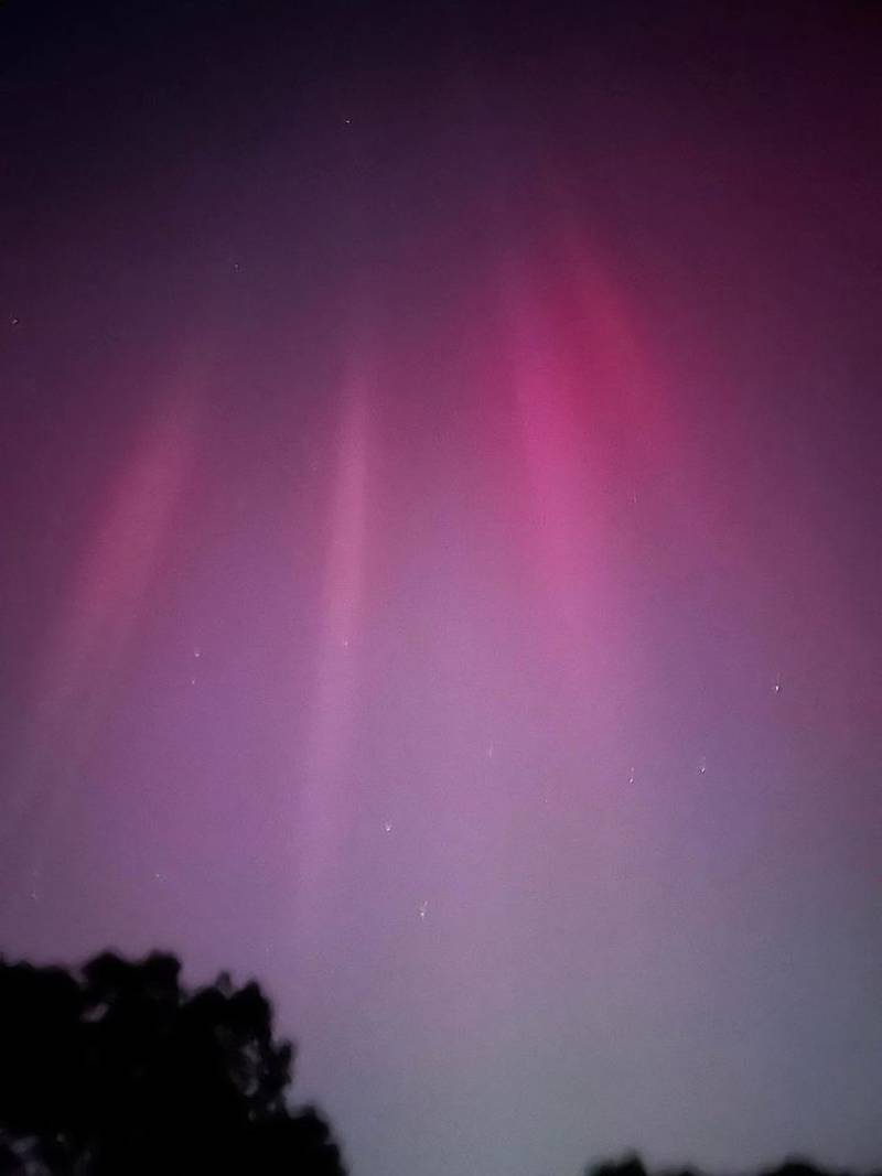 Northern lights appear in north Georgia