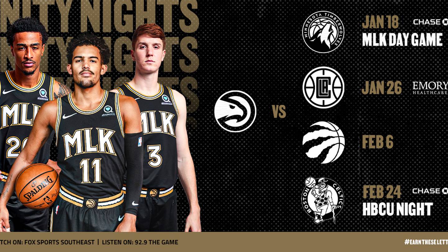 Atlanta Hawks announce first-ever MLK Nike 'City Edition' uniforms