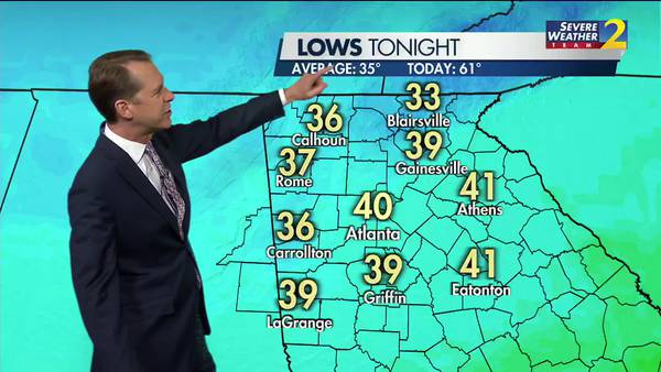 Mostly clear overnight, expect a chilly Friday morning
