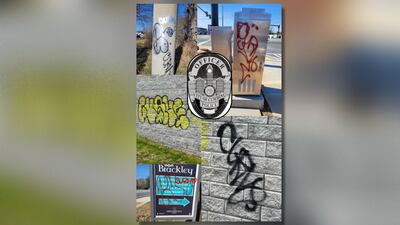 Police searching for new ‘artist’ in town after graffiti spotted across Forsyth County city