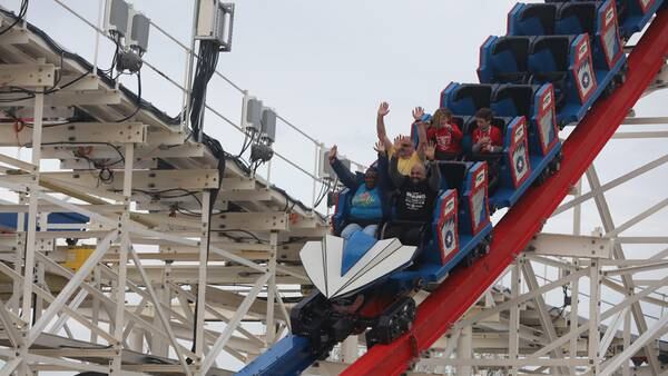 PHOTOS: New first-of-its-kind roller coaster opens at Fun Spot America in Atlanta