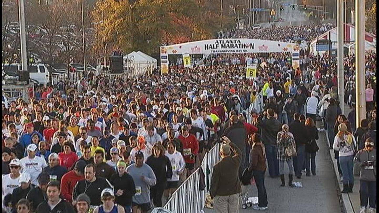 Thanksgiving half marathon in Atlanta sees highest number of