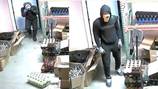 Police searching for 2 men who stole $15,000 in wigs, lashes and suitcases from beauty store