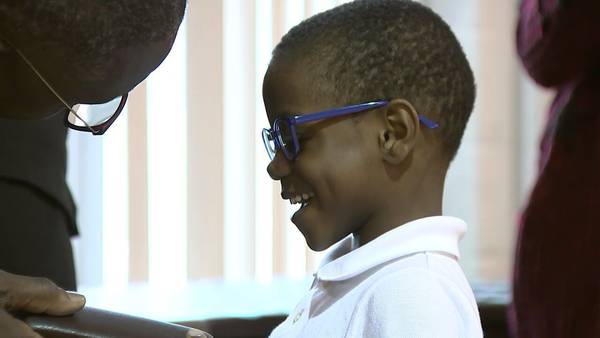 Free eyeglasses given to dozens of local elementary school students
