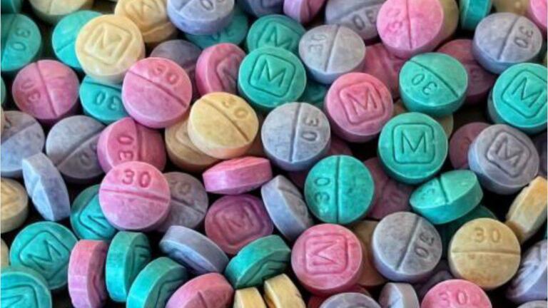 Rainbow fentanyl warning DEA says brightly colored pills powder used to target young users WSOC TV