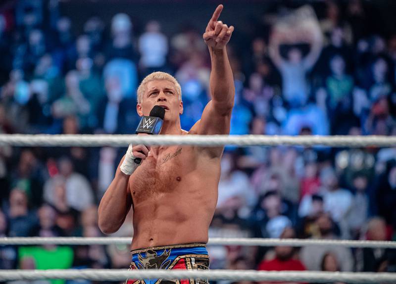 PHOTOS: WWE, Cody Rhodes, Roman Reigns bring Smackdown to State Farm ...