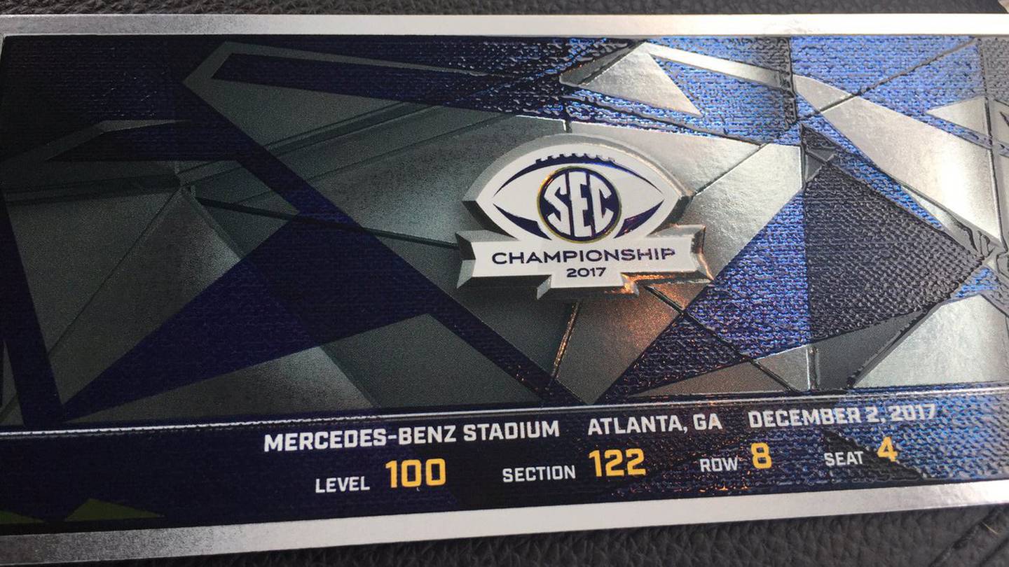 Here's How To Spot Fake Tickets To The Sec Championship – Wsb-Tv Channel 2  - Atlanta