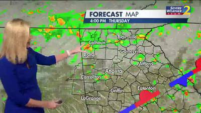 Heavy rain, storms not as widespread but potential for flooding remains