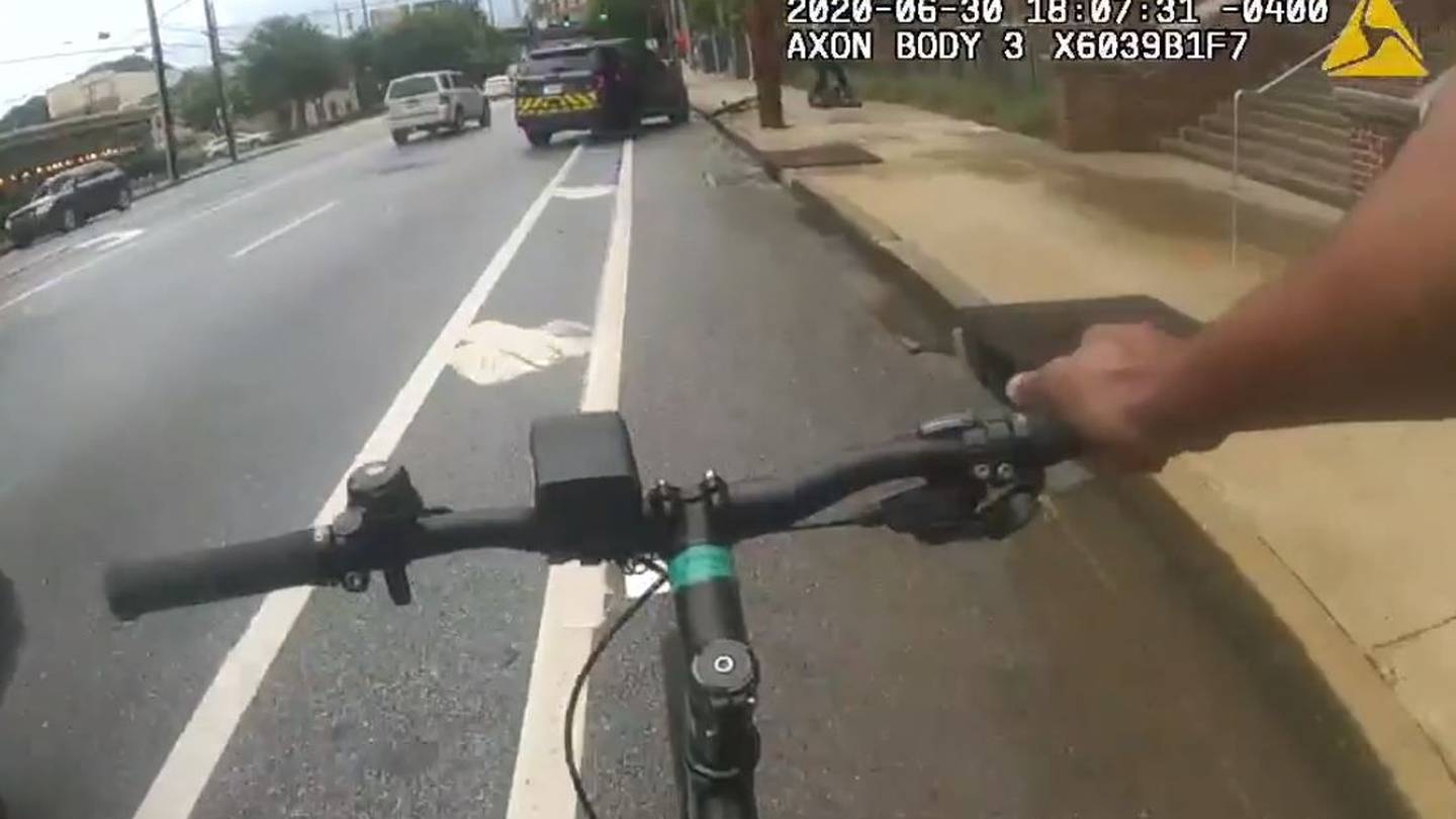 Atlanta Police Officer Borrows Cyclists Bike On Beltline To Catch Murder Suspect Wsb Tv 
