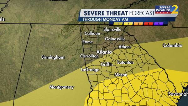 LIVE UPDATES: Storms moving out of metro Atlanta