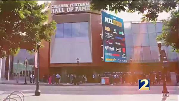 The College Football Hall of Fame is celebrating its 10th anniversary