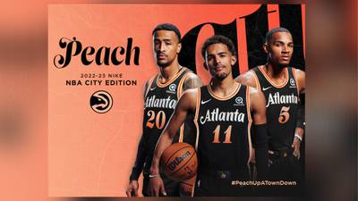 Atlanta Hawks unveil new peach-inspired uniform 