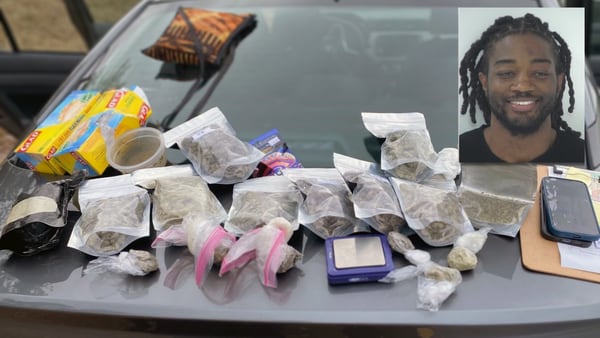Fayette deputies recover almost 2 pounds of drugs, a firearm during traffic stop after crash