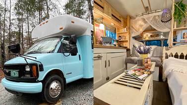 Stay in school bus transformed into Airbnb for $99 a night