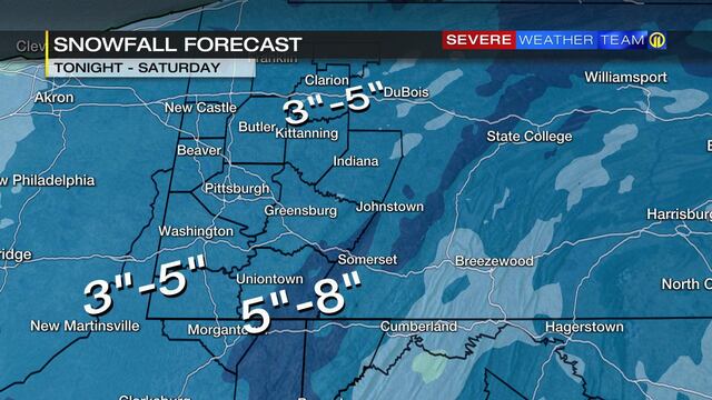 Winter storm warnings, advisories issued across Pittsburgh ...
