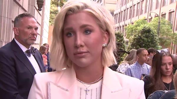 VIDEO: Savannah Chrisley speaks after parents' appeals hearing