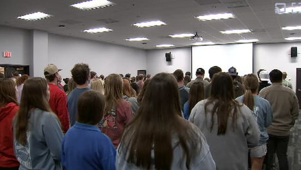 UGA students hold prayer service for student killed on campus