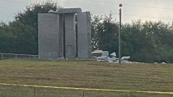 GBI investigating after parts of mysterious Georgia monument destroyed