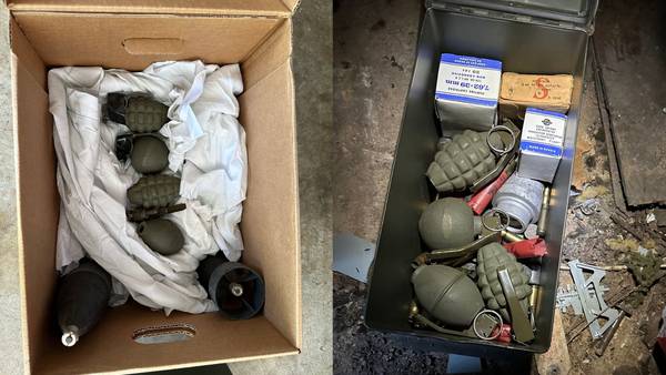 Cobb County police find unexploded grenades in home of dead veteran