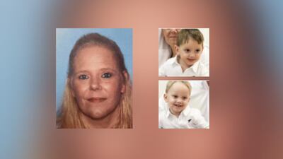 Deputies searching for missing twin 8-year-old boys last seen with wanted woman