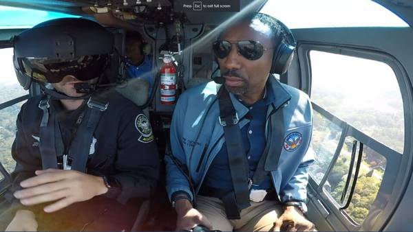 Atlanta mayor takes bird-eye view into how the Police Aviation Team assists from above