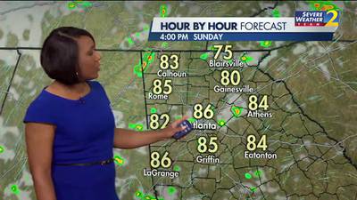 Sunshine ahead for Sunday afternoon