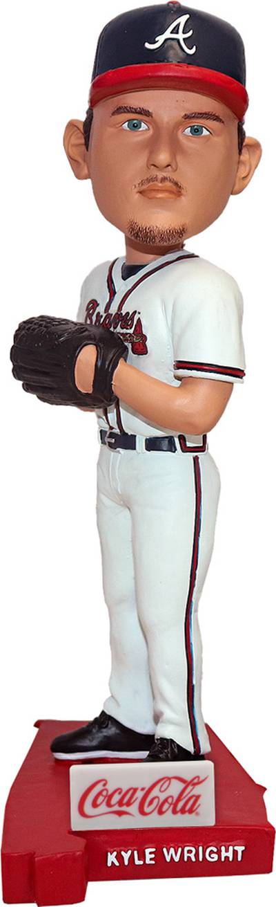 RONALD ACUNA JR Atlanta Braves Retro Uniform Exclusive MLB Bobblehead