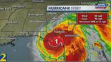 Hurricane Debby to make landfall early Monday