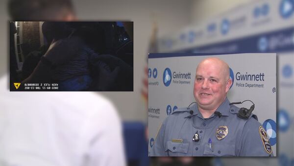 Gwinnett County officer celebrated as hero after saving unresponsive 1-year-old