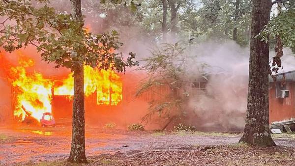 Cherokee County family loses everything, including family dog , after house destroyed by fire