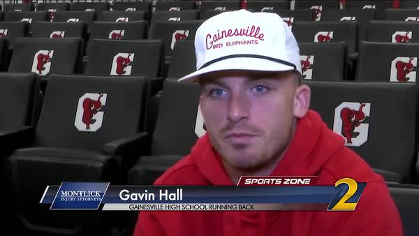 Gainesville's Gavin Hall: Montlick Injury Attorneys Athlete of the Week
