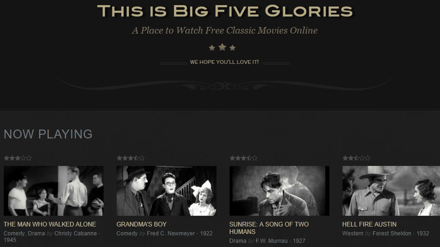 Free old movies online on sale to watch without downloading