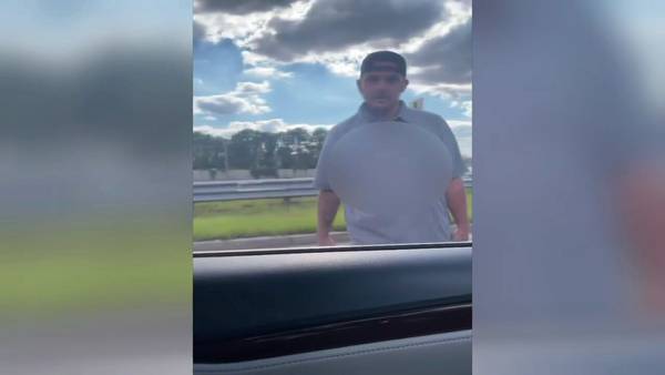 Driver says man got out of van, yelled racial slurs at him in case of road rage on I-285