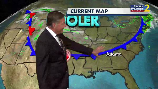 We have an approaching cold front moving in