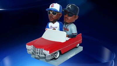 Iconic hip-hop duo OutKast to be honored at Braves game with bobblehead, ‘ATLiens’ food truck