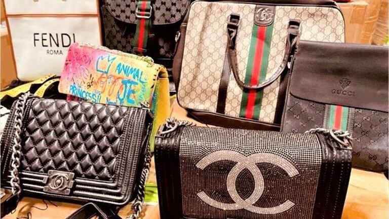 Detroit police seize nearly 700 fake designer bags after suspect