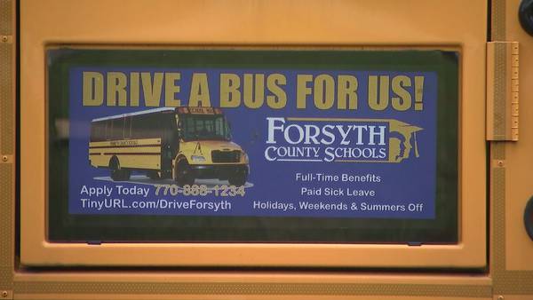 Forsyth schools doing all it can hire more bus drivers