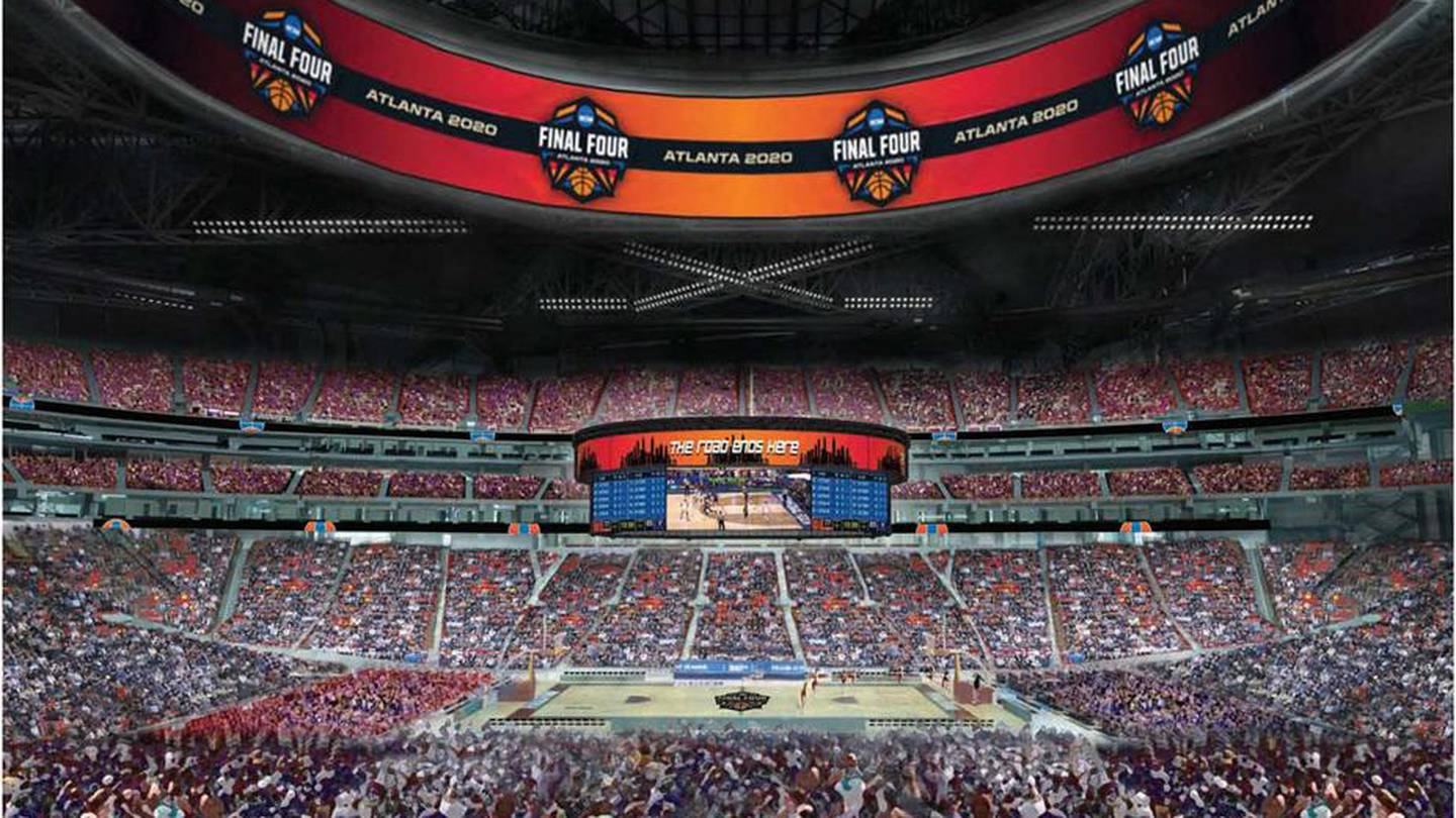 Here’s how MercedesBenz Stadium will look as Final Four venue WSBTV