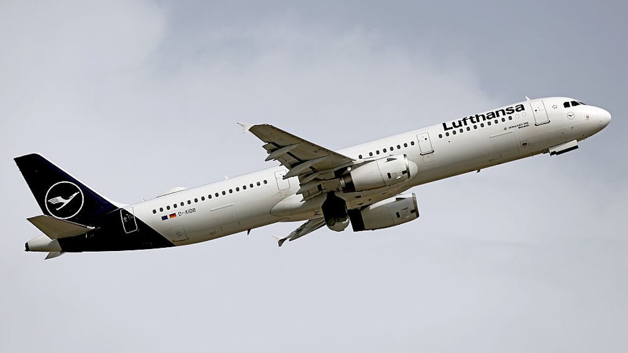 The Lufthansa flight had to make an emergency landing in Boston.