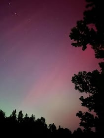 Northern Lights appear in north Georgia