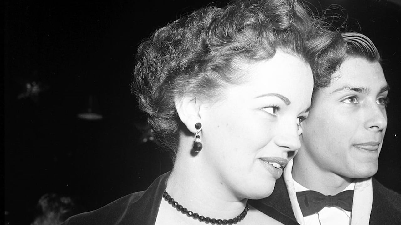 The actress starred in several films during the 1950s.