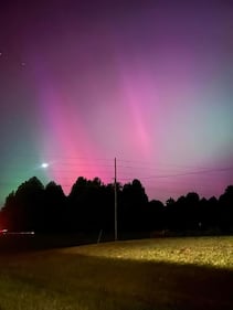 Northern Lights appear in north Georgia