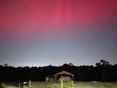 Northern Lights appear in north Georgia