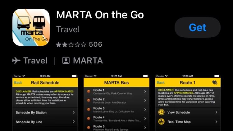 The Marta On the Go app is going to be redesigned.