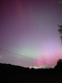 Northern lights appear over north Georgia